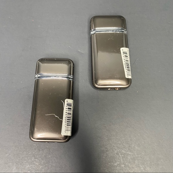 2 New Vintage Dark Gray Tone Rhinestones Lighters Collectibles - Picture 3 of 5